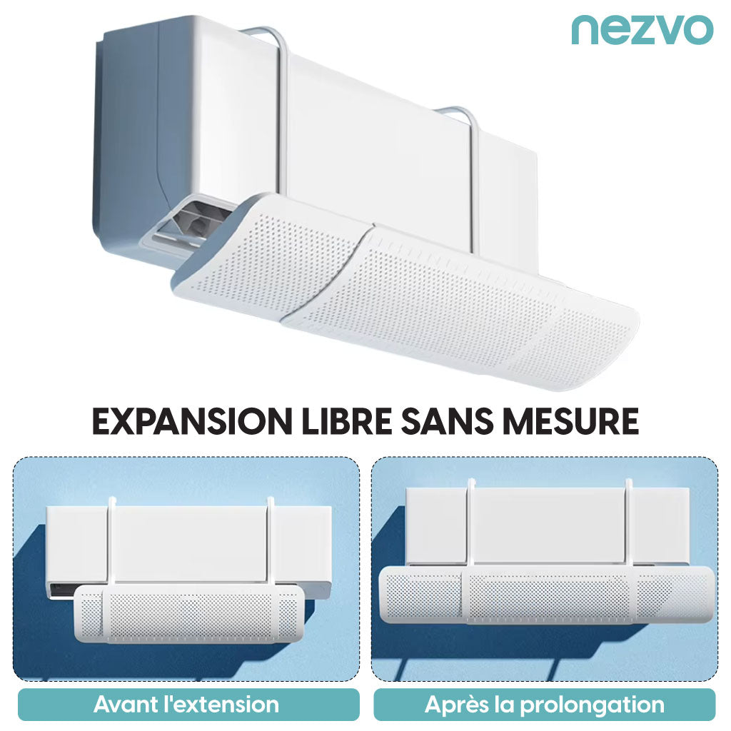 Déflecteur de Vent Réglable pour Climatiseur