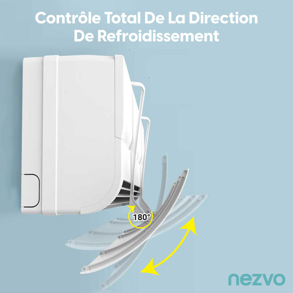 Déflecteur de Vent Réglable pour Climatiseur