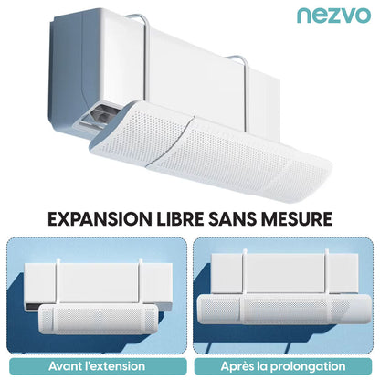 Déflecteur de Vent Réglable pour Climatiseur